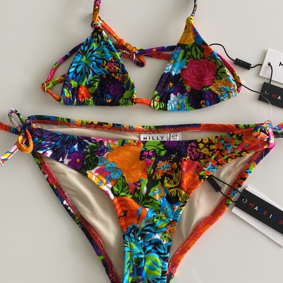 Milly Minis Bikini Bathing Suit Set Girls New - Picture 1 of 7